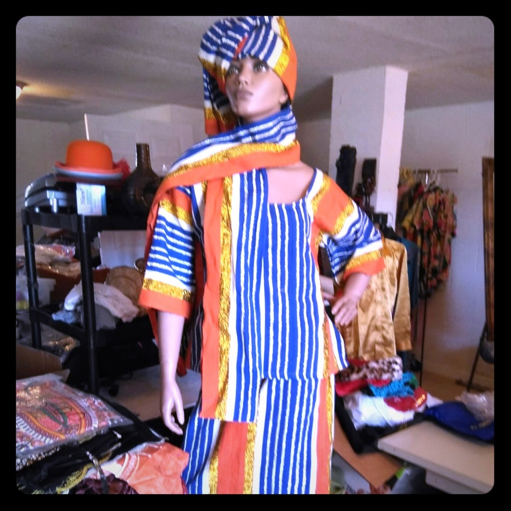 Ashokay African Print 4 Piece Outfit